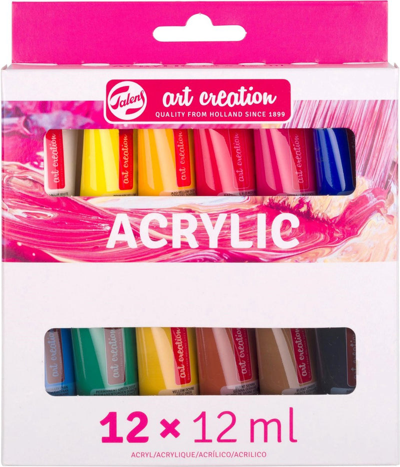 Afbeelding laden in galerijviewer, Talens art creation acrylverf set | 12 x 12 ml
