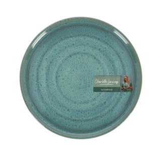 Afbeelding laden in galerijviewer, Dessertbord d21 cm basalt ocean green | 6 stuks
