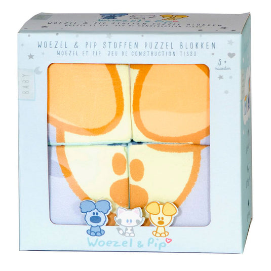 Rubo Toys Blokkenpuzzel en Pip junior 75 cm textiel