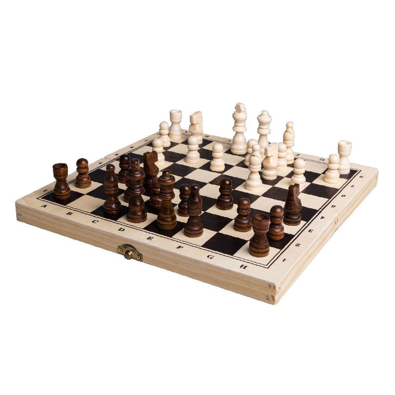 Afbeelding laden in galerijviewer, Clown games 3in1 spellendoos hout
