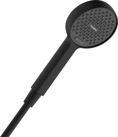 Hansgrohe activera s - handdouche - ecosmart+ waterbesparend - select-knop bediening - 95mm - 2 straalfuncties - mat zwart