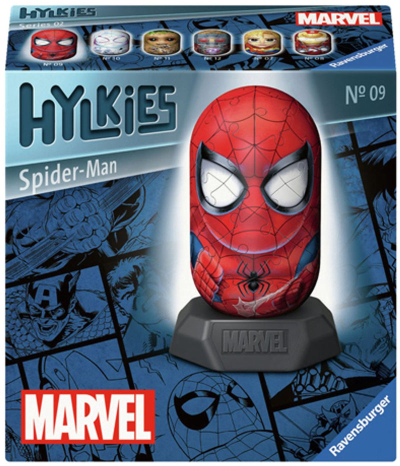 Afbeelding laden in galerijviewer, Ravensburger 3d puzzel hylkies marvel spiderman, 54st.
