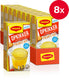 Maggi opkikker drinkbouillon pikante kip - 8 doosjes x 7 zakjes - voordeelverpakking