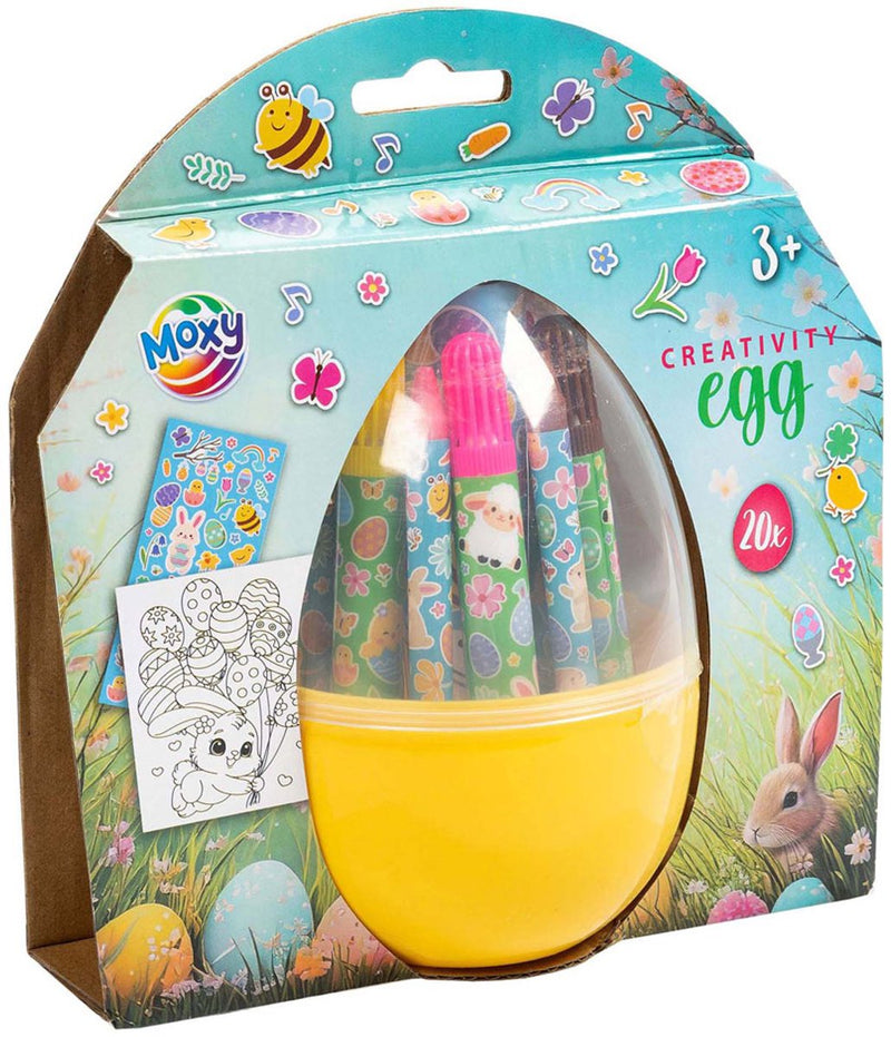Afbeelding laden in galerijviewer, Creative craft group set knutselen met pasen - incl. markers en krijtjes

