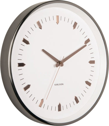 Karlsson wandklok arrow batons - grijs - ø35cm - wandklok modern