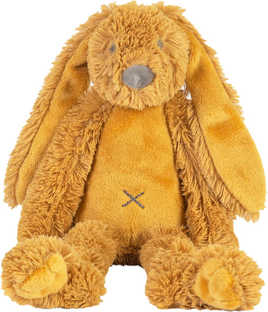 Happy horse konijn richie knuffel 28cm - okergeel - baby knuffel