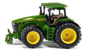 Siku 3290, john deere 8r 370, 1:32, metaal kunststof, groen, incl. contragewicht, motorkap kan open