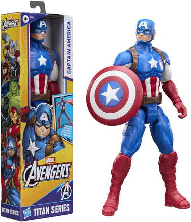 Hasbro marvel avengers titan series captain america speelfiguur