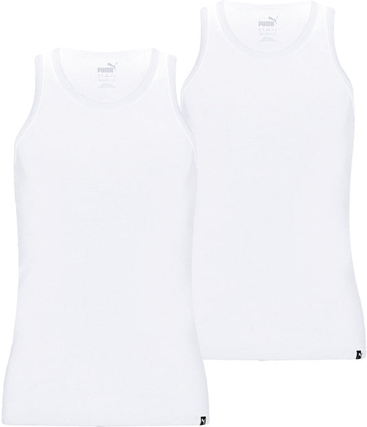 Puma heren everyday hemd - white - xl - 2 paar