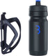 Bbb cycling flexcage - lichtgewicht bidonhouder met bidon - 550ml - zwart blauw - racefiets mountainbike - drinkbushouder fiets - bbc-36c