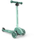 Scoot ride highwaykick 3s - kinderstep - led-wielen, 3 wielen en 2-voudige besturing - 3+ jaar (96-130 cm), max 50 kg - pu wielen 120 80 mm, forest