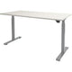Zit-sta-bureau schaffenburg dextro basic t-voet kalk wit