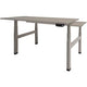 Zit-sta-bureau schaffenburg dextro plus duo t-voet grijs