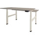 Zit-sta-bureau schaffenburg dextro plus duo t-voet grijs