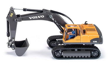 Siku 3535, volvo hydraulische graafmachine, 1:50, metaal kunststof, geel, functionele graafarm