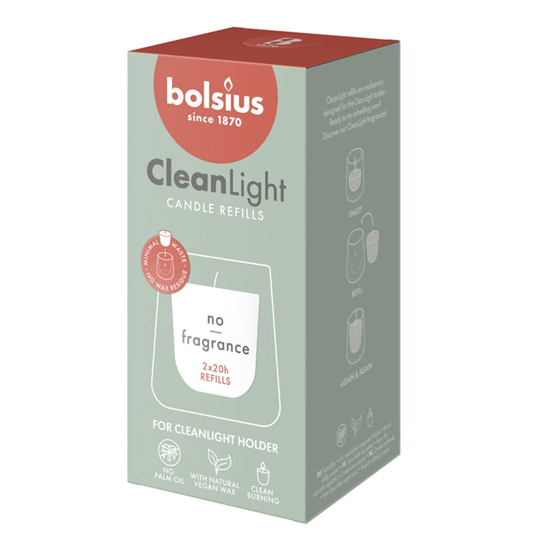 Afbeelding laden in galerijviewer, Bolsius navulling clean light zero pak a 2 stuks<br>
