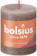 Bolsius shine collection rustiek stompkaars 80 68 rustic taupe