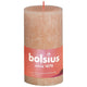 Bolsius rustiek stompkaars shine collection 130 68 misty pink- nevelig roze