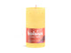 Bolsius shine collection rustiek stompkaars 130 68 sunny yellow