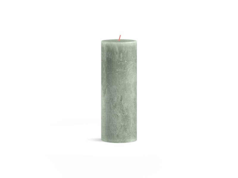 Afbeelding laden in galerijviewer, Bolsius shine collection rustiek stompkaars 190 68 jade green-jadegroen
