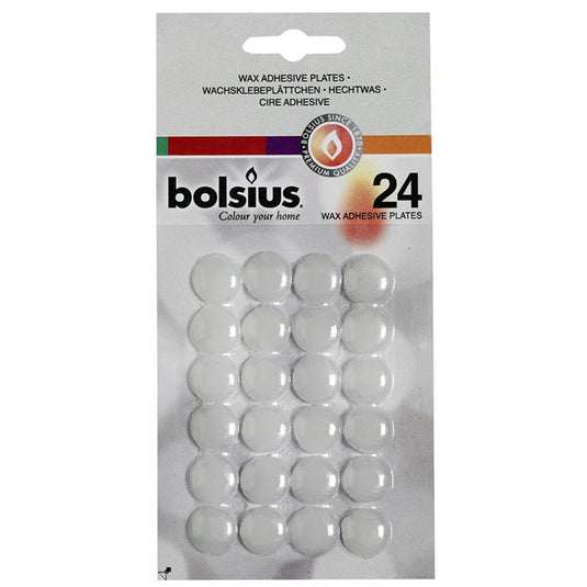 Bolsius hechtwasrondjes blister a 24 stuks