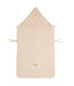 Jollein - voetenzak voor autstoel kinderwagen (boucle - naturel) - polyester - footmuff maxi cosi, kinderwagen of autostoel - 42x82cm