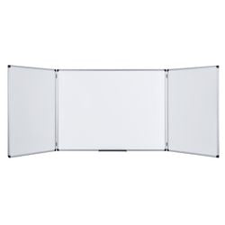 Vouwbaar whiteboard bi-office trio maya wit