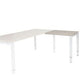 Aanbouw tafel schaffenburg domino wit