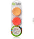 Human gear gotubb 3-pack medium opbergdoosjes clear red orange