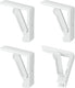 Metaltex tafellakknijpers -set 4 -plastiek