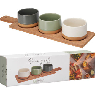 Serveerset van 4 stuks | 2 stuks