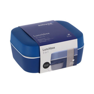 Afbeelding laden in galerijviewer, Amuse lunchbox 3-in-1 navy | 2 stuks
