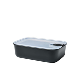 Afbeelding laden in galerijviewer, Mepal vershouddoos easyclip 1500 ml - nordic black | 2 stuks
