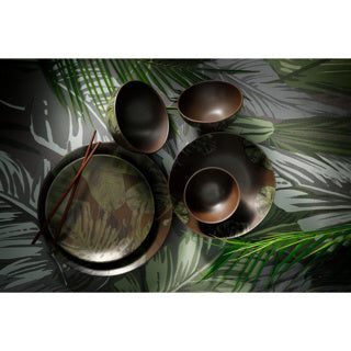 Afbeelding laden in galerijviewer, Bord diep 21 cm jungle aurora | 4 stuks
