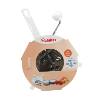 Metaltex passeerzeef 20 cm rvs wit