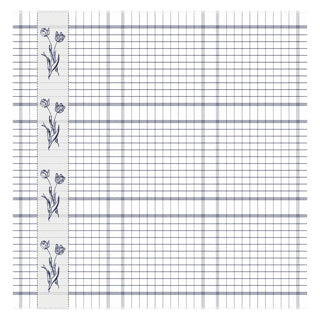 Afbeelding laden in galerijviewer, Ddddd theedoek lisse 60x65 blue | 6 stuks
