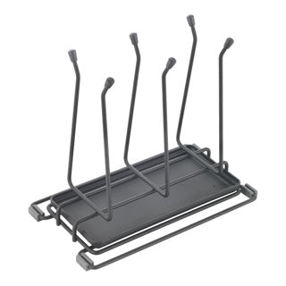Afbeelding laden in galerijviewer, Metaltex - afdruiprek bottle up - voor flessen - babyflesjes - sodastream flessen - thermosflessen - sterke coating - met uitlekbak - afmetingen 25 x 14 x 22 cm
