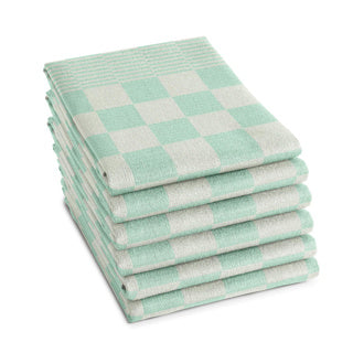 Afbeelding laden in galerijviewer, Ddddd theedoek barbeque 65x65 pastel green | 6 stuks
