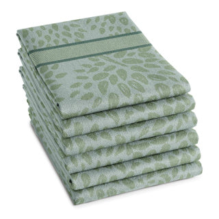 Afbeelding laden in galerijviewer, Ddddd theedoek trees 60x65 green | 6 stuks
