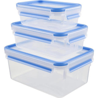Afbeelding laden in galerijviewer, Tefal masterseal fresh k3028912 vershouddoos - set van 3 - 100% lekvrij - vershoudbakjes - geschikt voor mealprep
