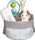Sophie de giraf geboortemand - babygeschenkset - kraamcadeau - babyshower cadeau - 21x21x20 cm - vanaf 0 maanden - 5-delig