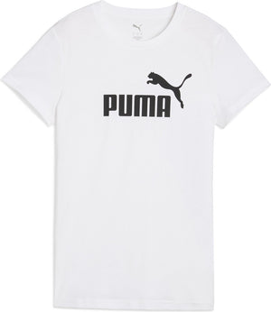 Puma ess no. 1 logo tee dames sportshirt - white l