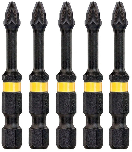 Dewalt pz1 50mm impact torsion schroefbits (5 stuks) - extreme - dt7390t