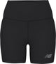 New balance sport fitted short 5 dames sportbroek - black s