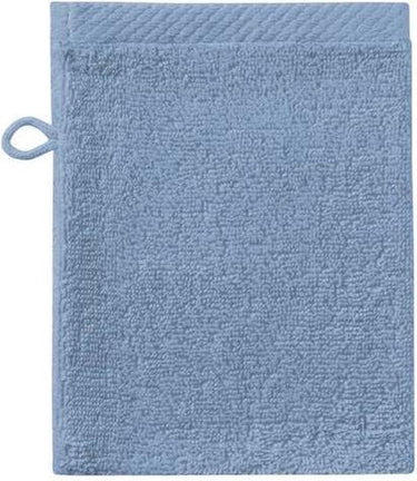 Seahorse pure - washandjes - 16x21 cm - set van 3 - denim