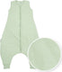 Meyco baby slub baby winter slaapoverall jumper - soft green - 92cm - 2.0 tog