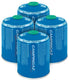 Campingaz cv470 plus cartridge - 4 stuks - kliksysteem - 450 gram butaan propaan - gas