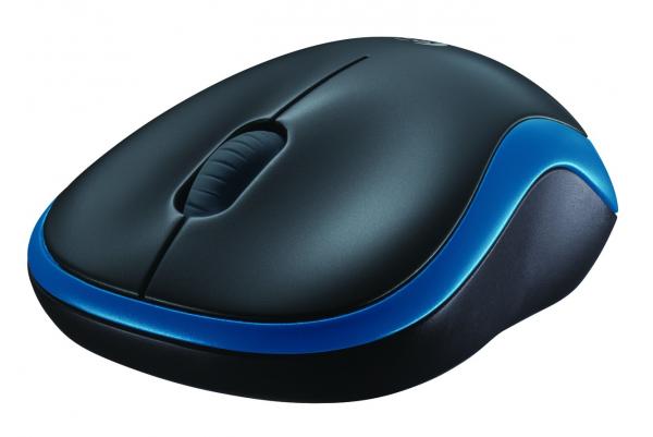 Afbeelding laden in galerijviewer, Logitech m185 wireless optical mouse blue [rf 2.4ghz, 1000 dpi, 3-button, aa, 10m]
