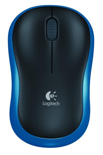 Afbeelding laden in galerijviewer, Logitech m185 wireless optical mouse blue [rf 2.4ghz, 1000 dpi, 3-button, aa, 10m]
