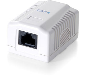 Equip 235211 surface mounted box 1-port cat.6 unshielded, white